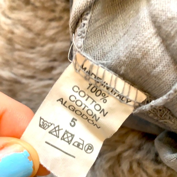 FRENCH 100% COTTON GLITZY ARMY PRINT LONG SLEEVE - Picture 6 of 7